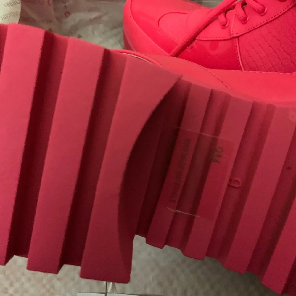 Vibrant Pink Women's Boots - Picture 13 of 13